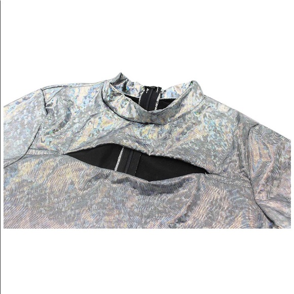 Metallic Party Dress - Picture 3 of 4